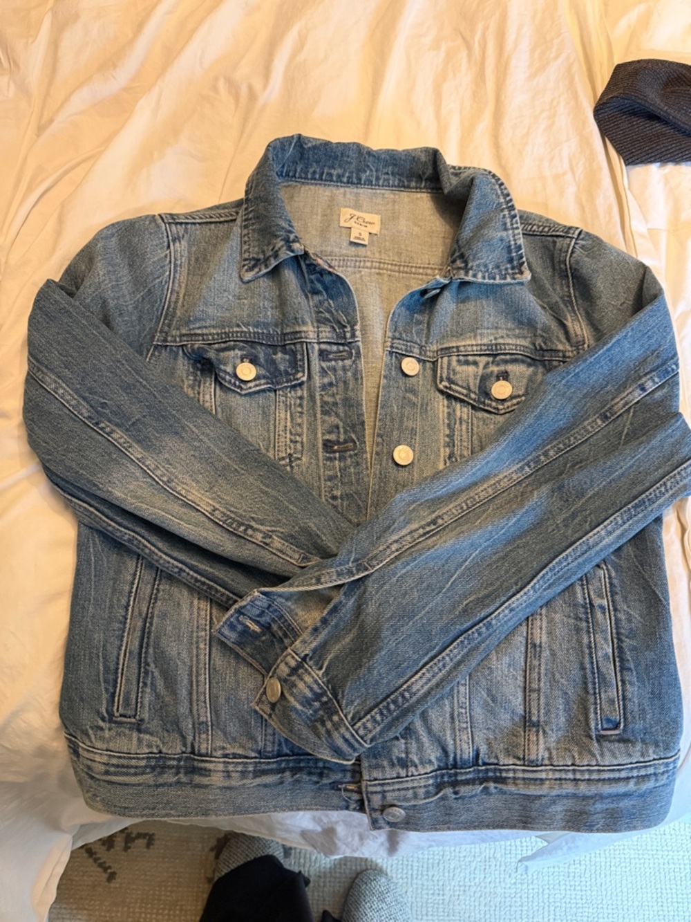J. Crew Classic Light Blue Denim Jean Jacket